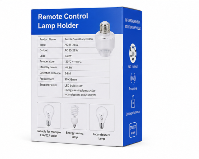 Remote Control Lamp Holder