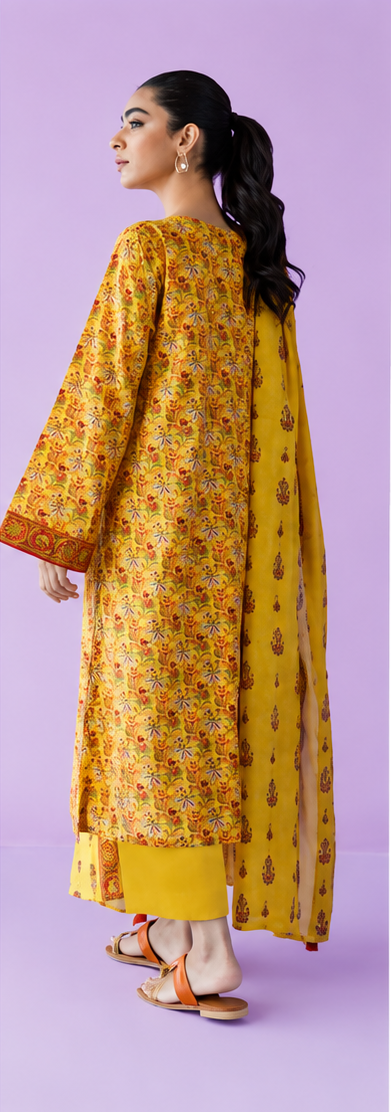 Unstitched | 3 Piece | Printed Lawn