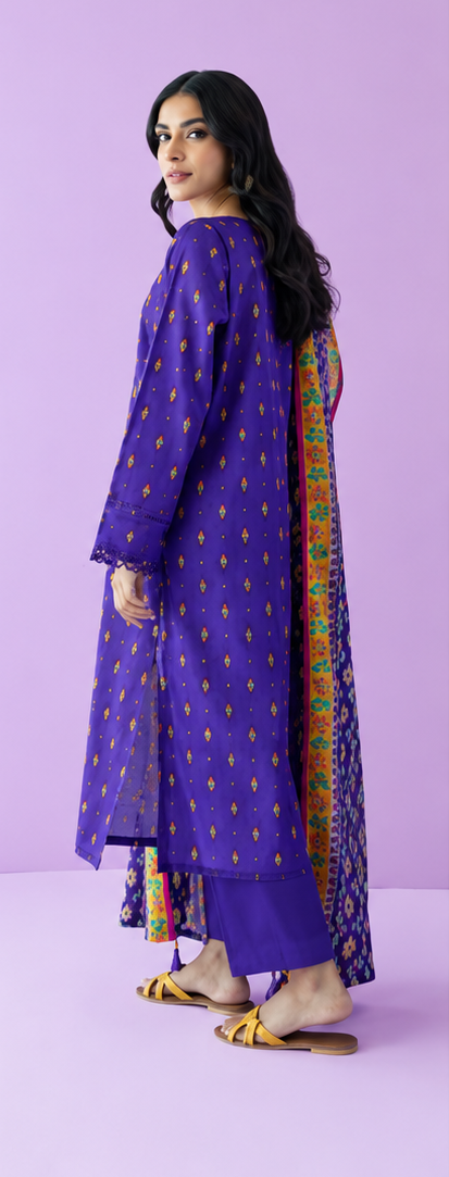 Unstitched | 3 Piece | Printed Lawn