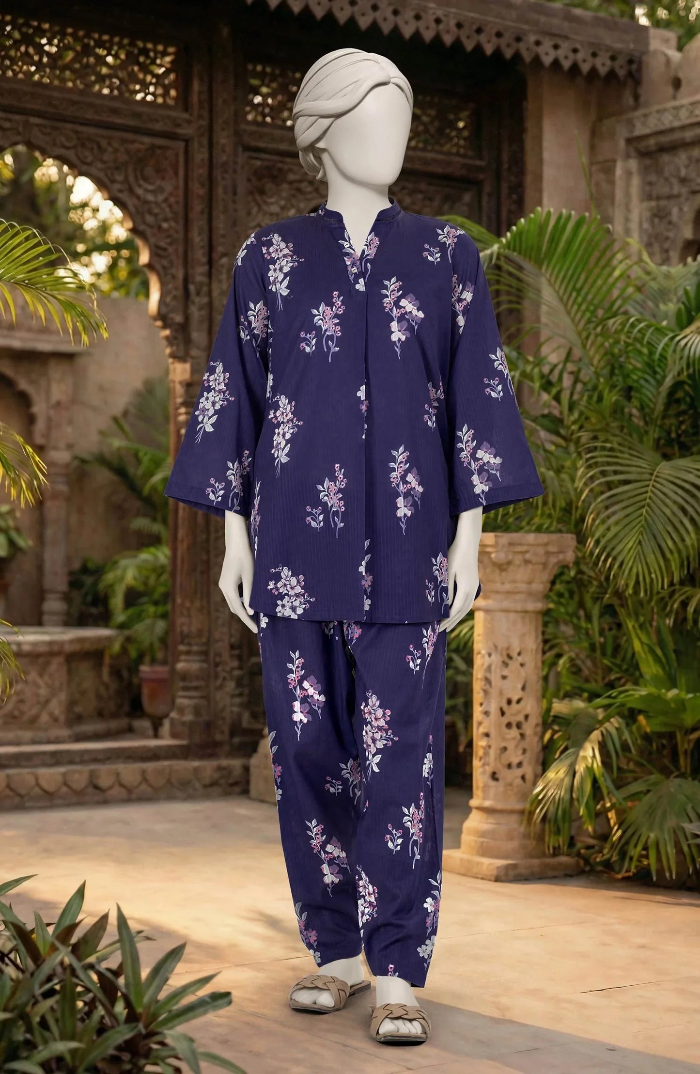 2 Piece - Premium Printed Suit