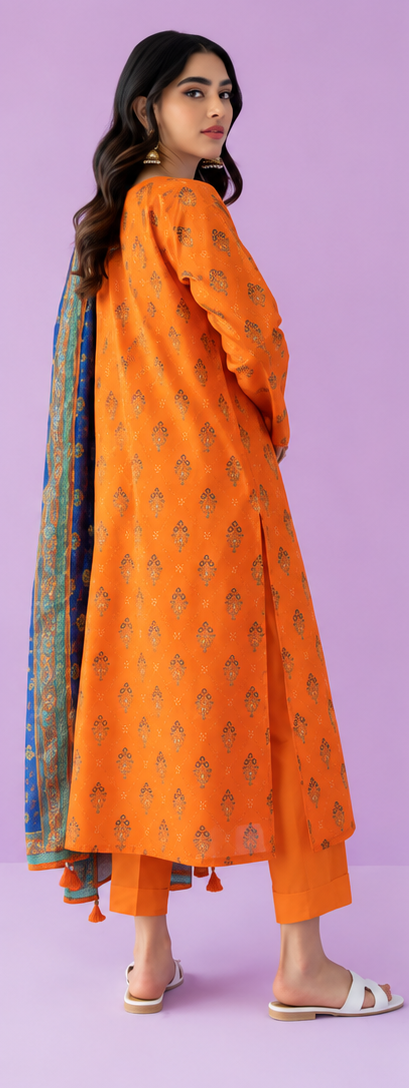 Unstitched | 3 Piece | Printed Lawn
