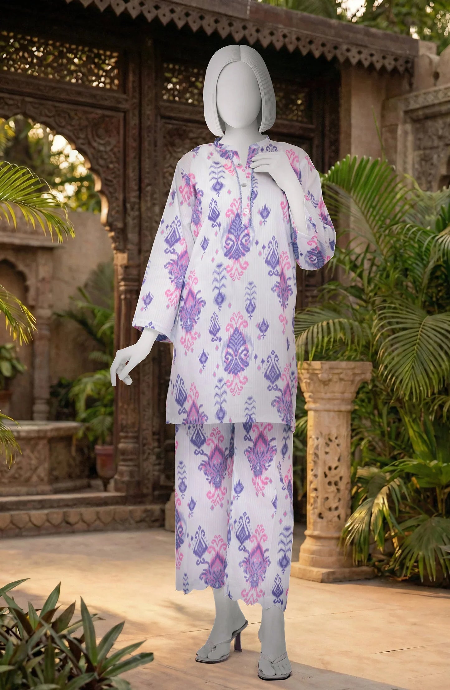 2 Piece - Premium Printed Suit