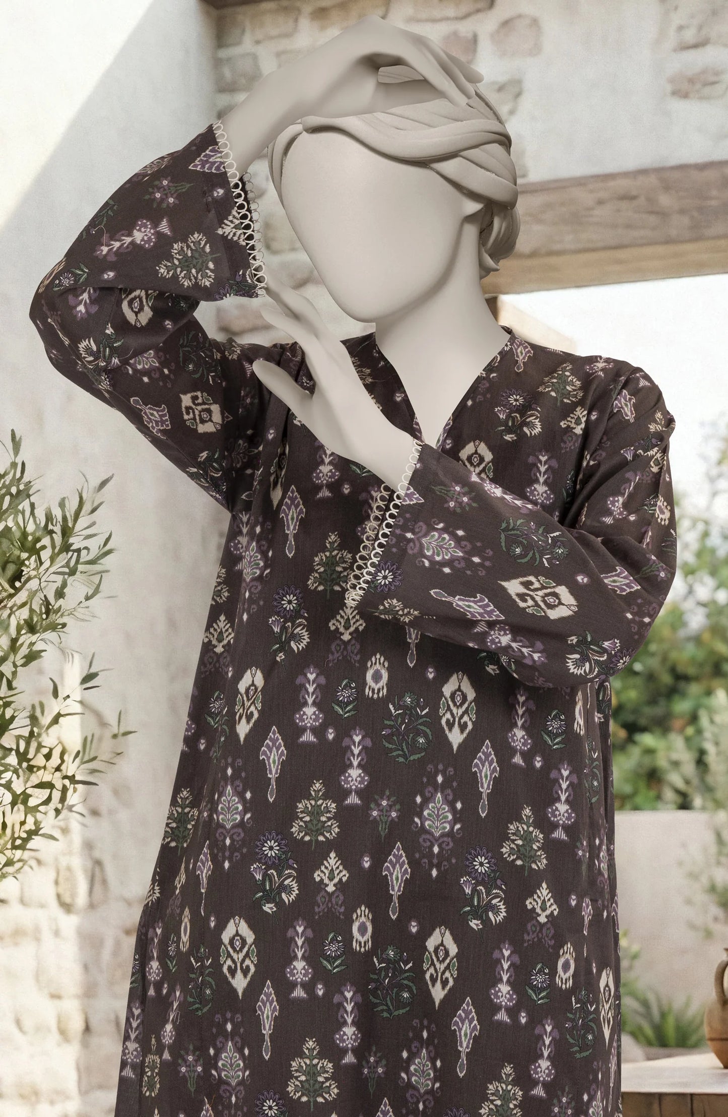 2 Piece - Premium Printed Suit