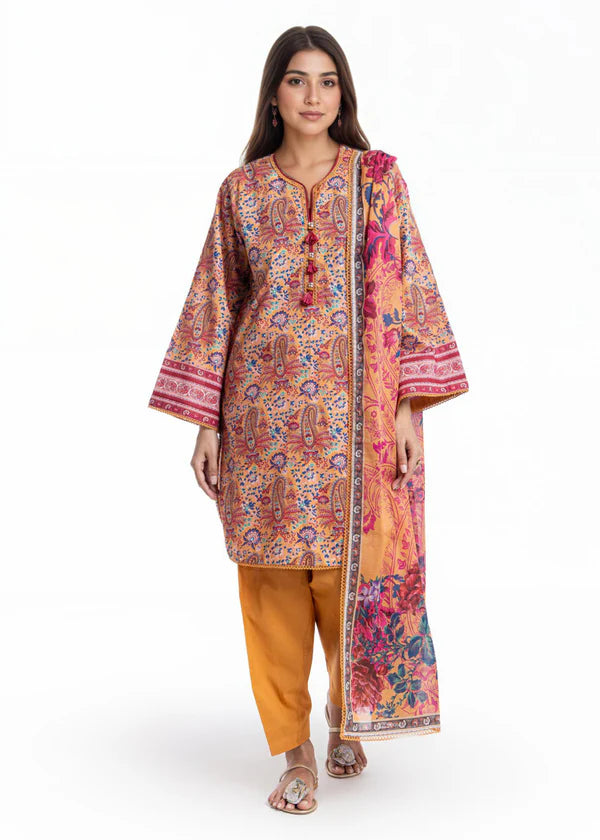 3 Piece - Digital Printed Suit