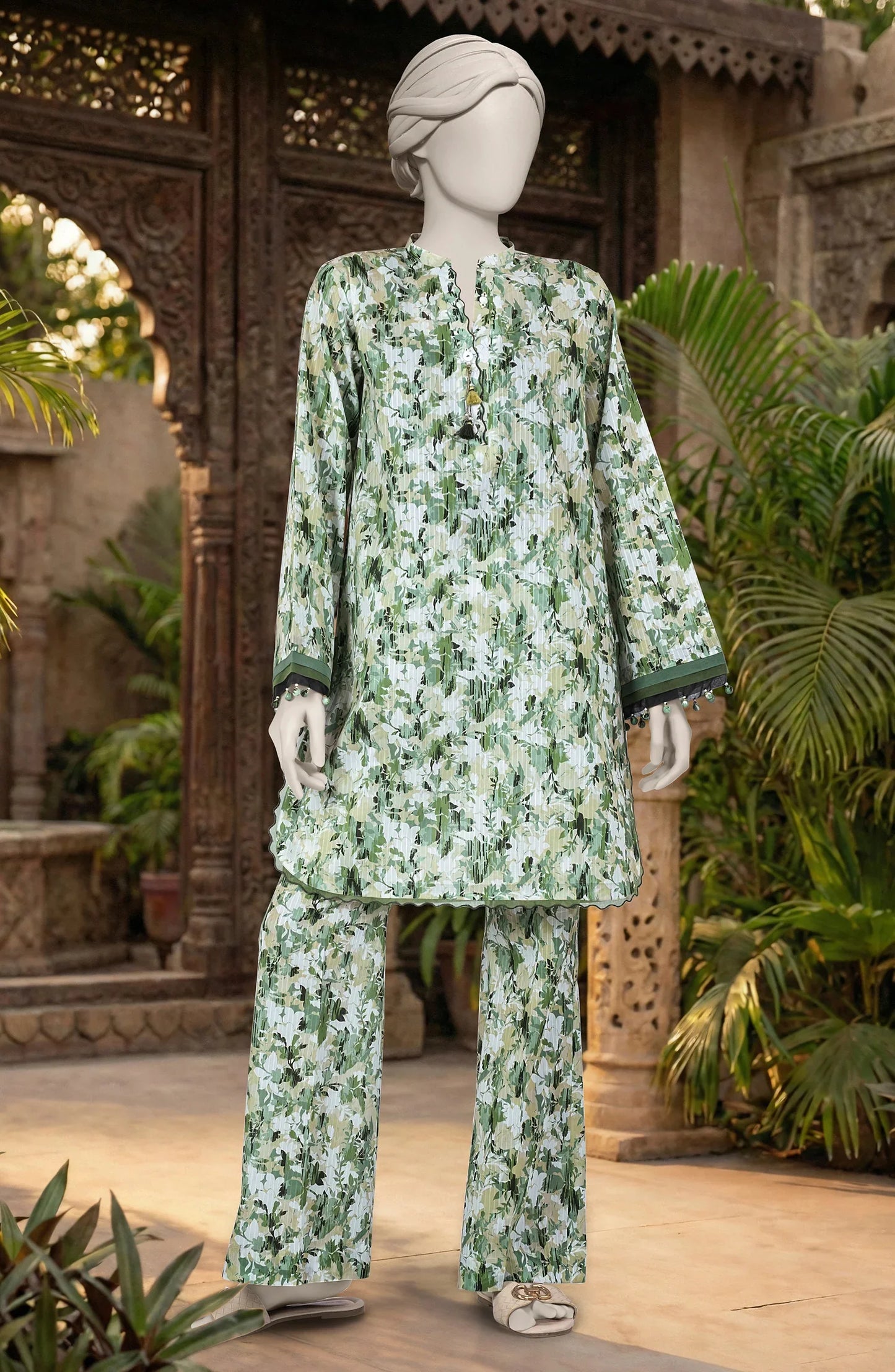 2 Piece - Premium Printed Suit