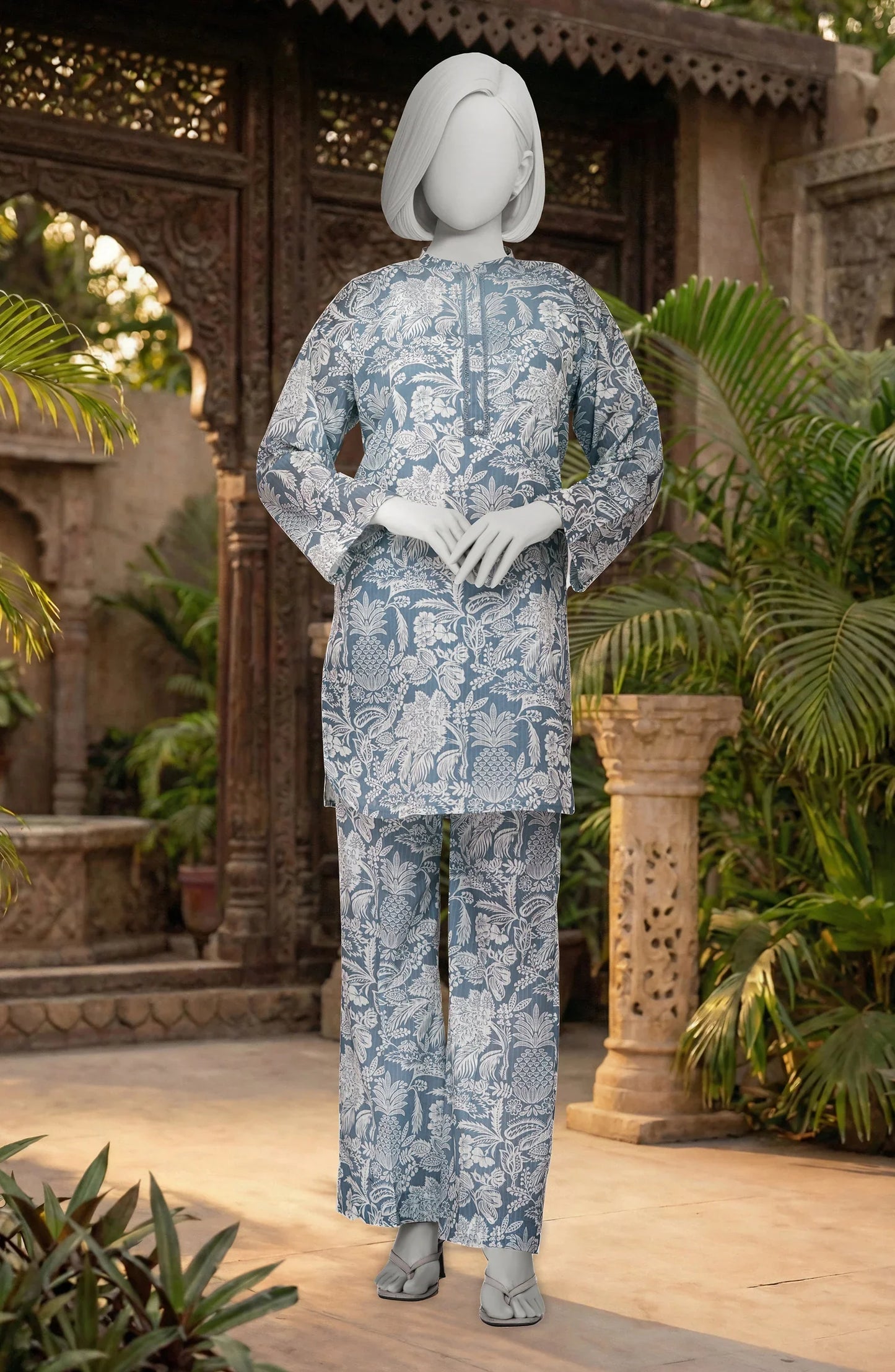 2 Piece - Premium Printed Suit