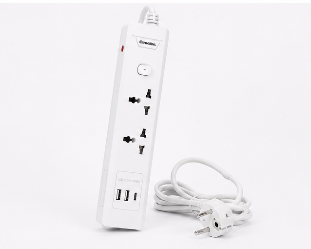 Camelion CMS-1K33PUD Power Strip with USB