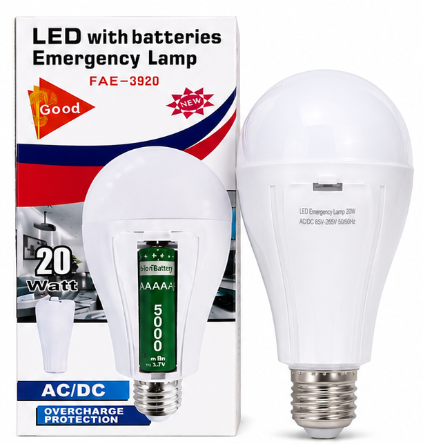 LED with Batteries Emergency Lamp