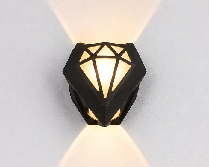 Diamond LED Wall Light