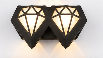 Diamond LED Wall Light