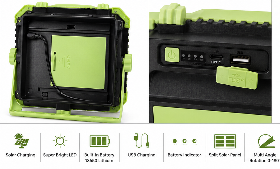 Split Solar Light (JLP-2195)