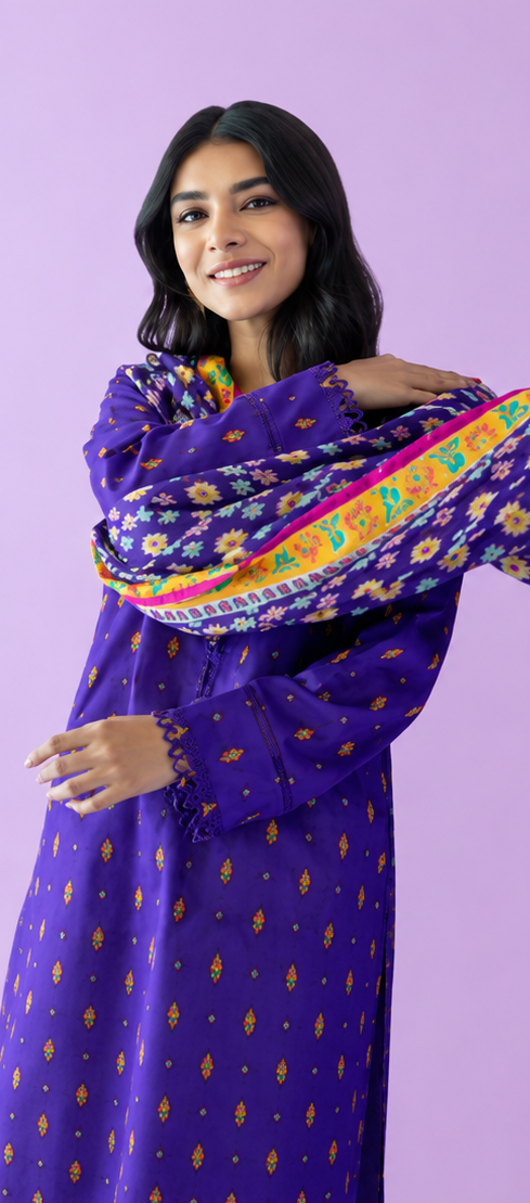 Unstitched | 3 Piece | Printed Lawn