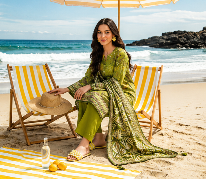 3Pcs Premium Lawn Unstitched