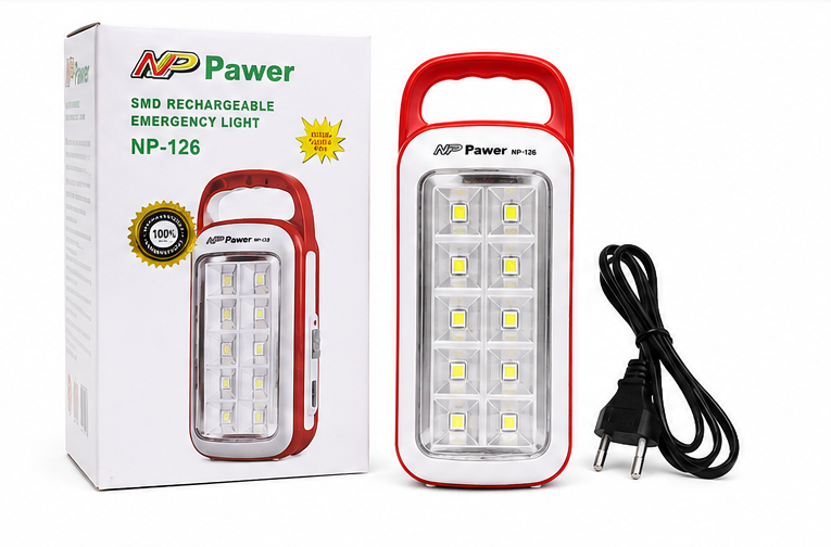 NP Power SMD Rechargeable Emergency Light (NP-126 &amp; NP-127)