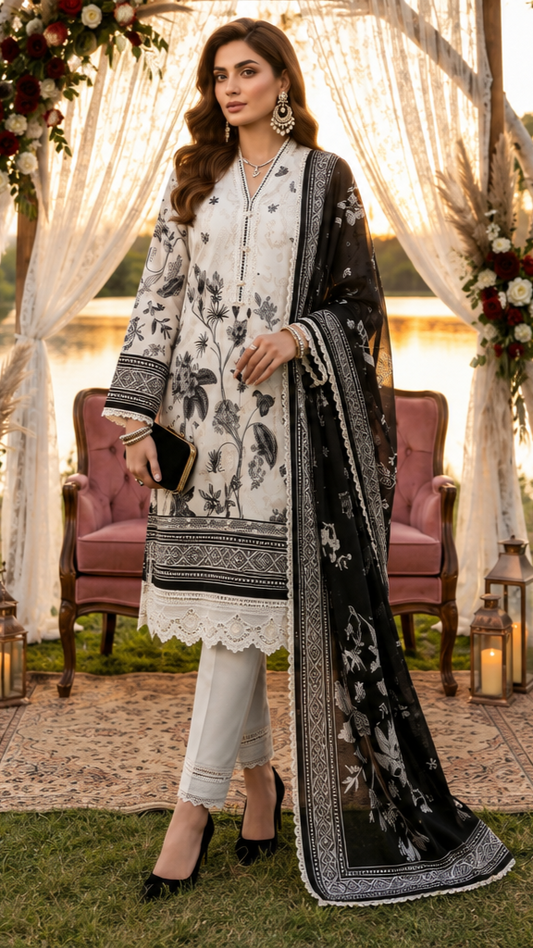 Unstitched | Shanzay | 3 pc Suit