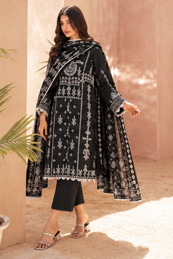 3Piece Unstitched Printed Lawn