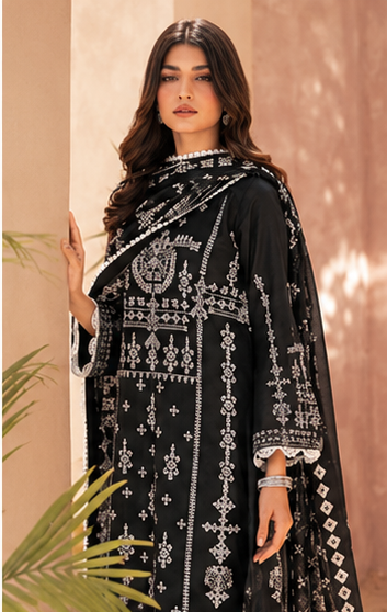 3Piece Unstitched Printed Lawn