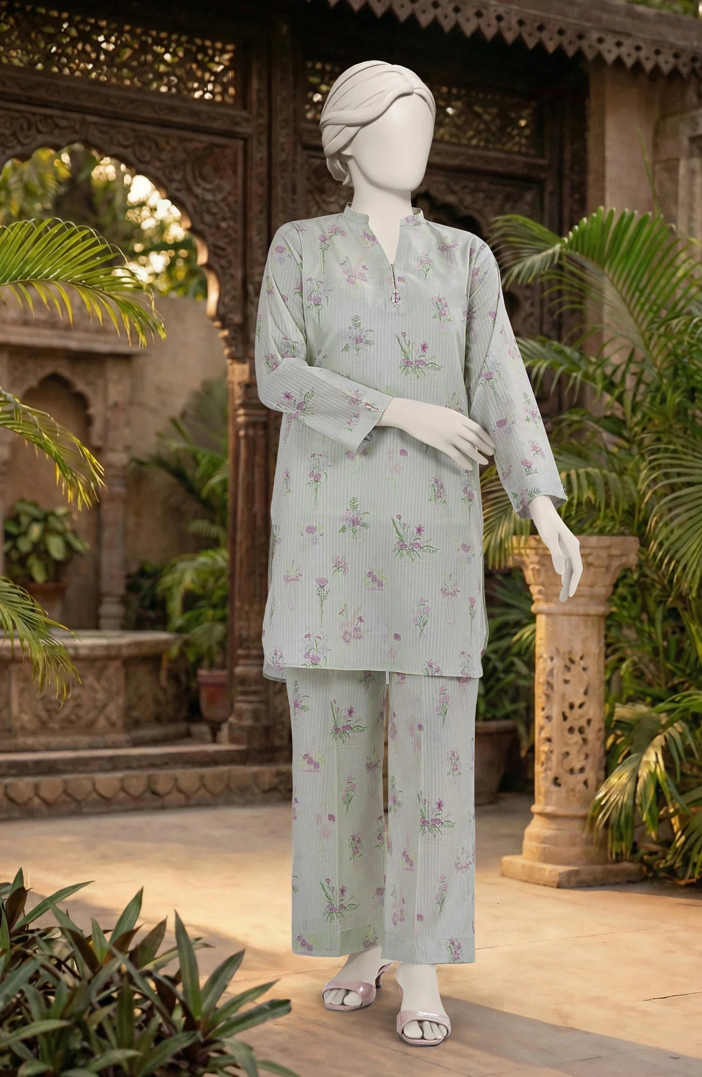 2 Piece - Premium Printed Suit