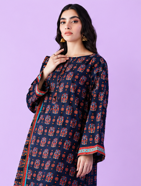 Unstitched | 3 Piece | Printed Lawn