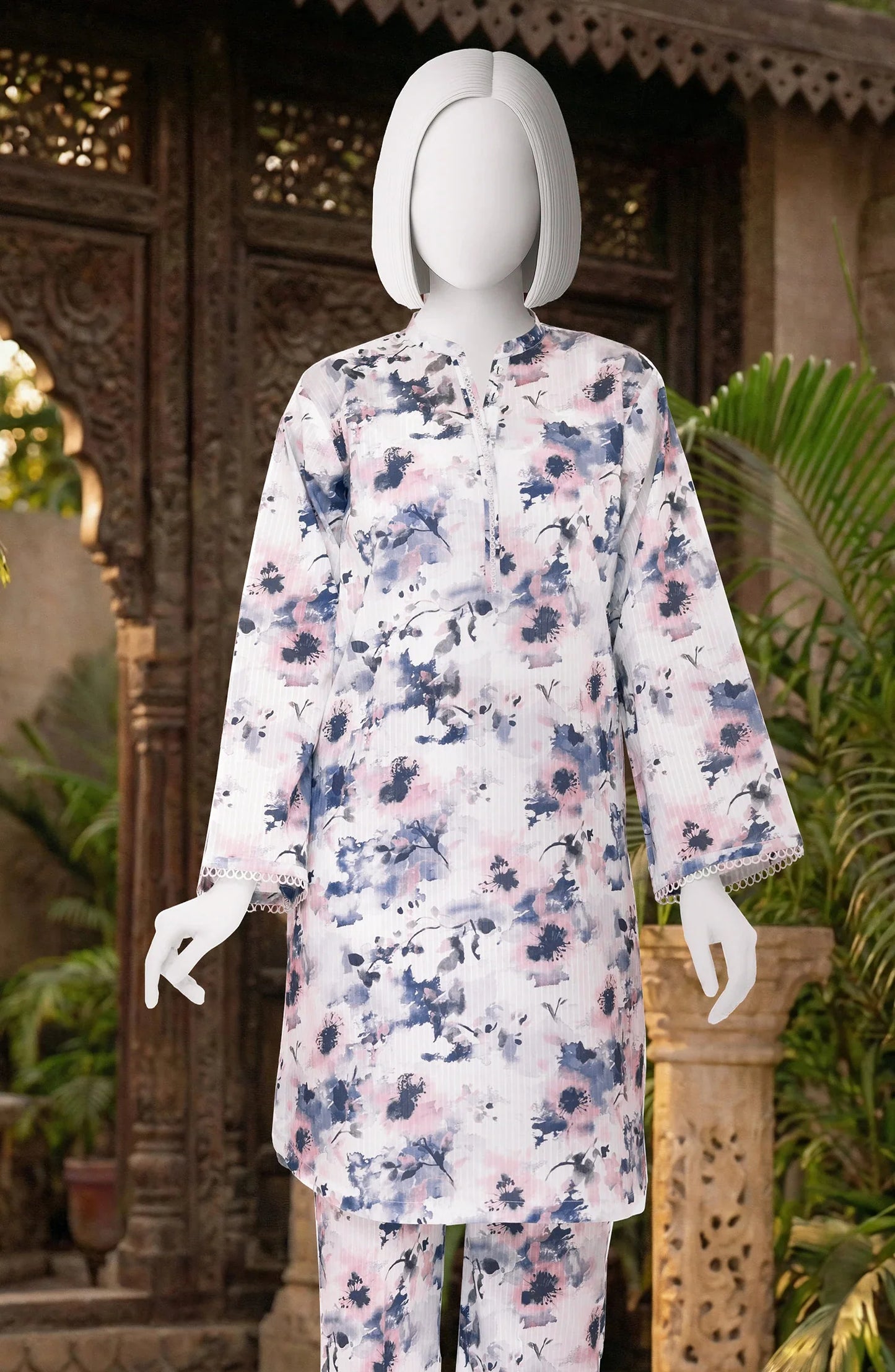 2 Piece - Premium Printed Suit