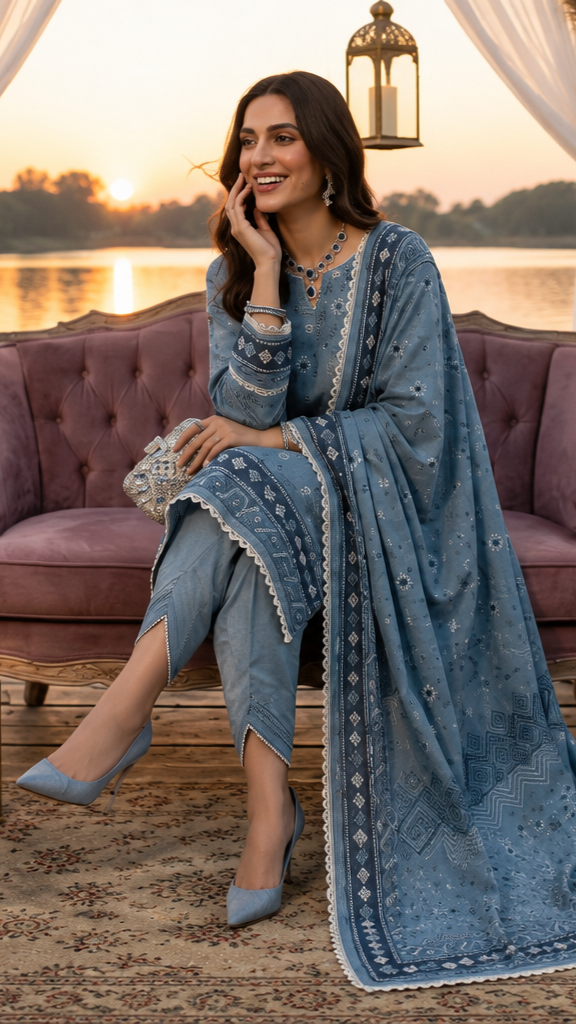 Unstitched | Shanzay | 3 pc Suit
