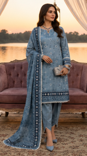 Unstitched | Shanzay | 3 pc Suit
