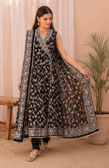 3Piece Unstitched Printed Lawn