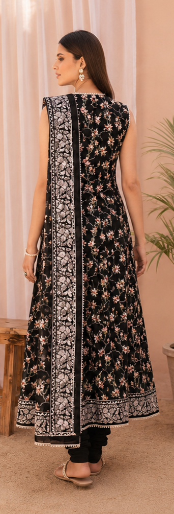 3Piece Unstitched Printed Lawn