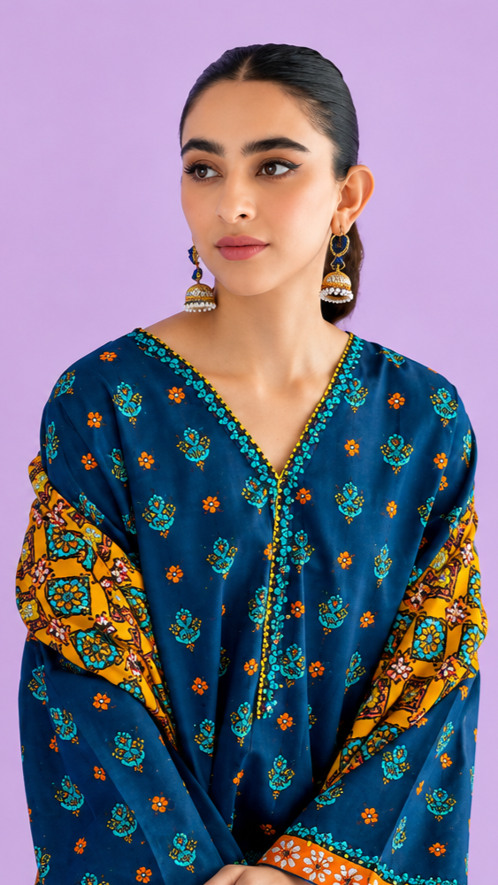 Unstitched | 3 Piece | Printed Lawn