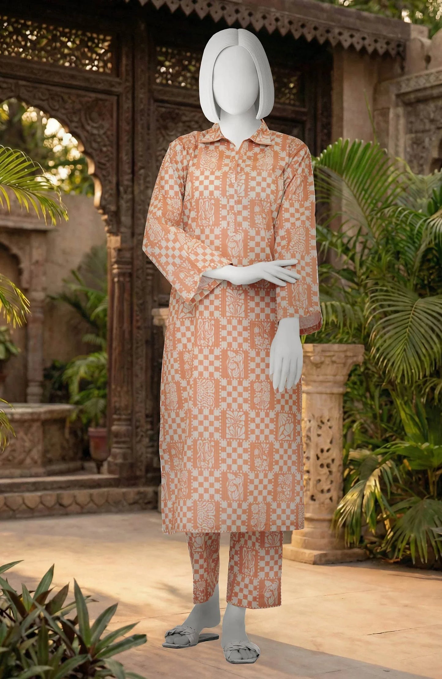 2 Piece - Premium Printed Suit