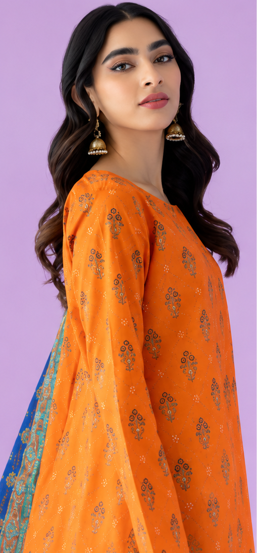 Unstitched | 3 Piece | Printed Lawn