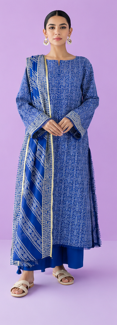 Unstitched | 3 Piece | Printed Lawn