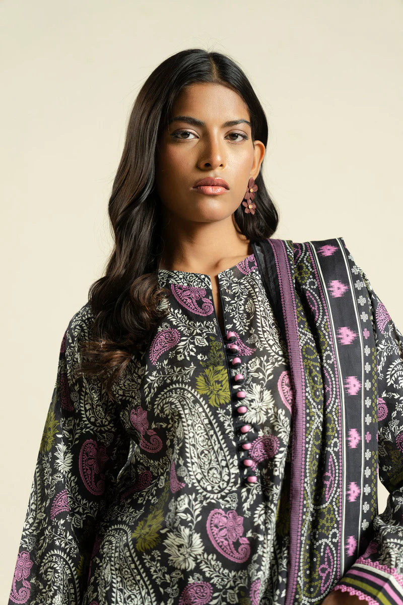 3 Piece Lawn-Printed(Unstitched)