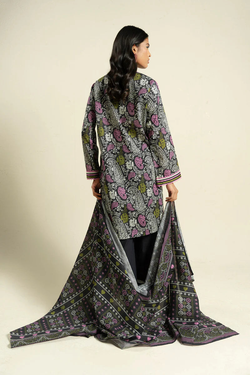 3 Piece Lawn-Printed(Unstitched)