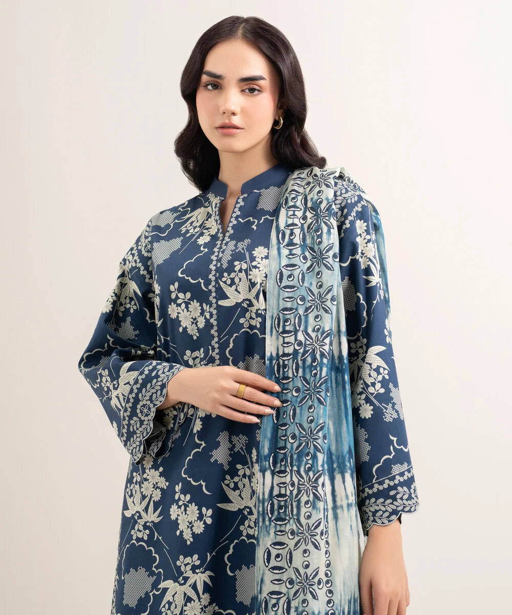 3 Piece - Printed Lawn Suit