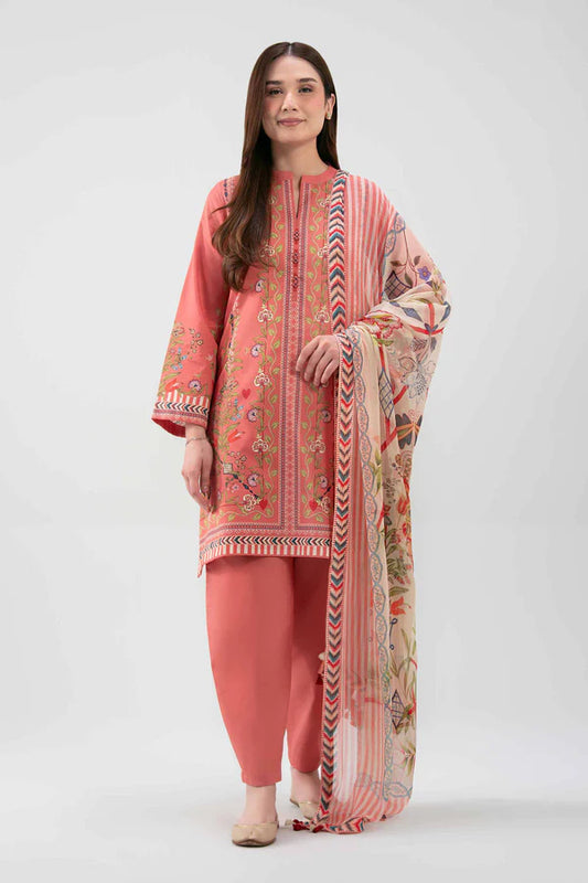 3 Piece - Digital Printed Suit