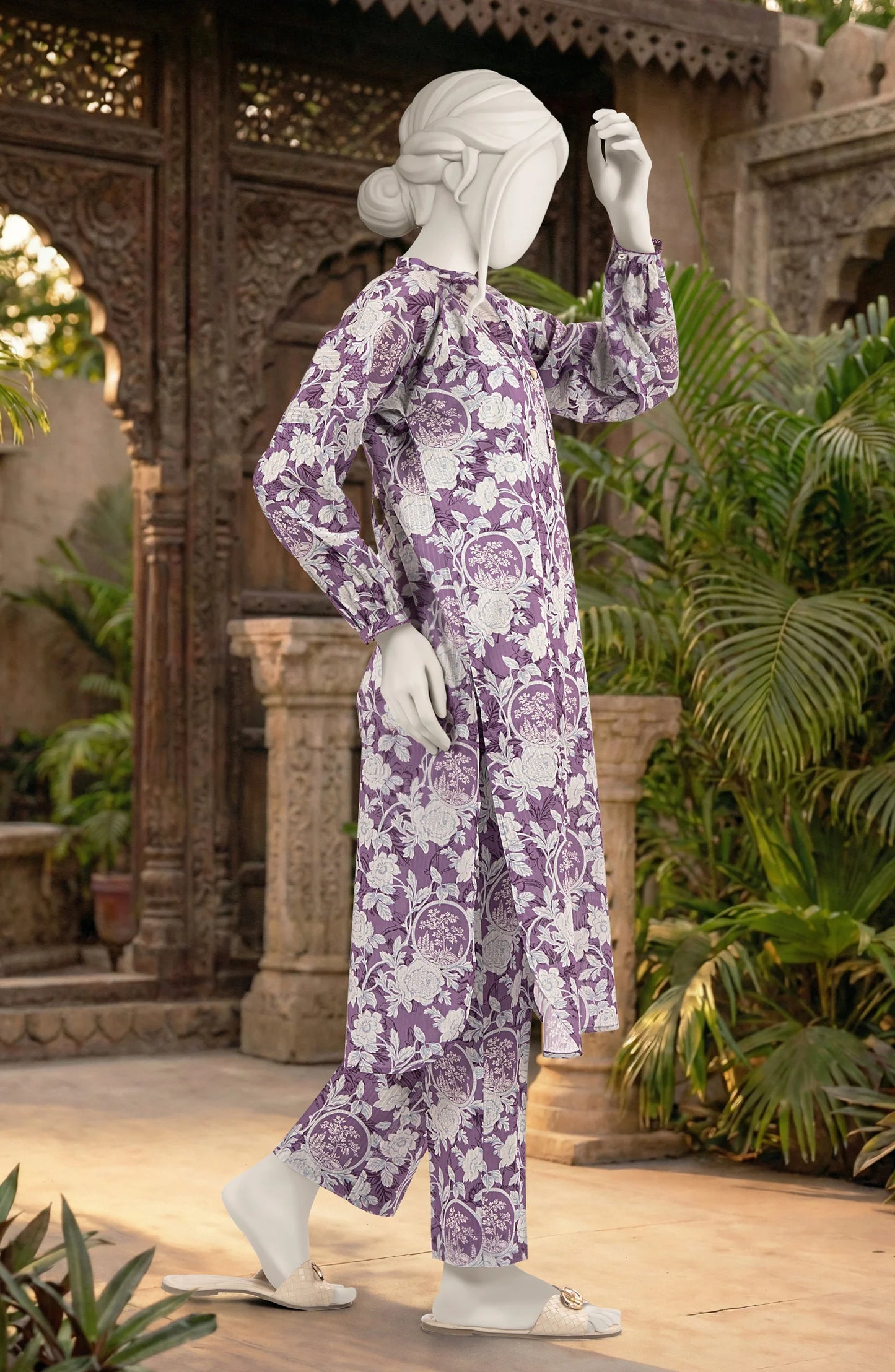 2 Piece - Premium Printed Suit