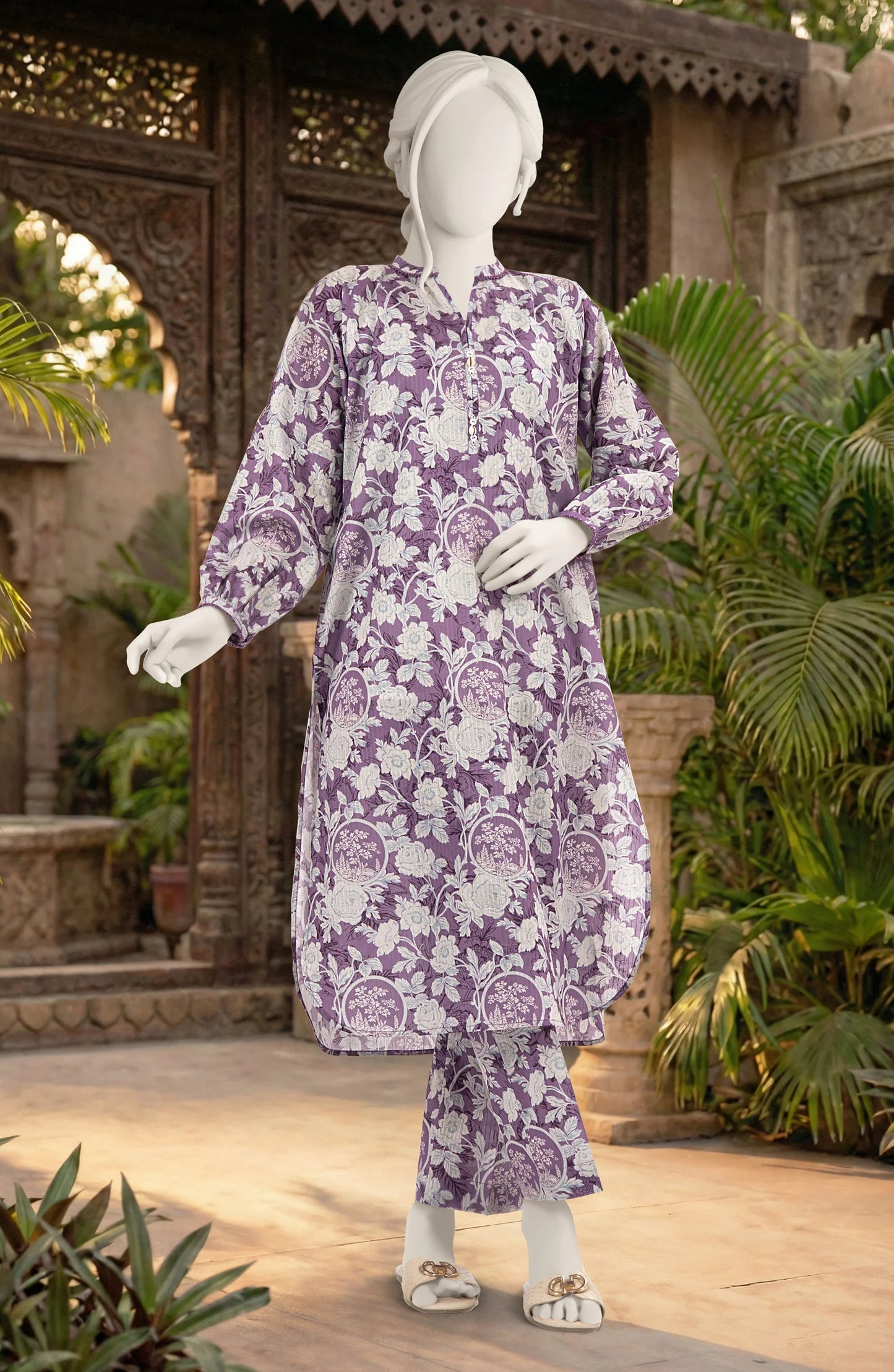 2 Piece - Premium Printed Suit