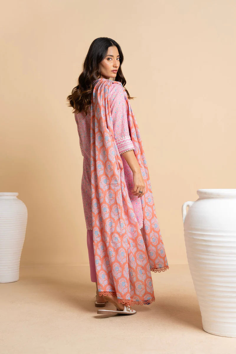 3 Piece Lawn-Printed(Unstitched)
