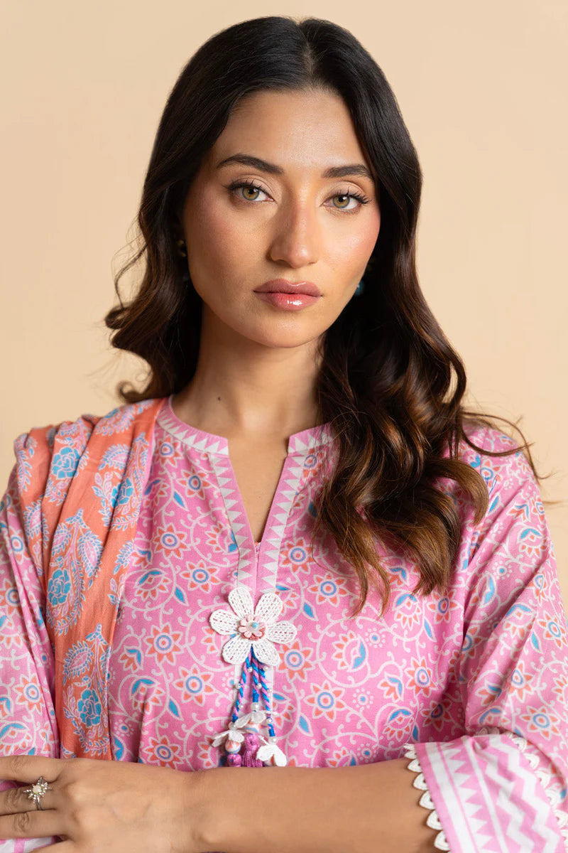 3 Piece Lawn-Printed(Unstitched)