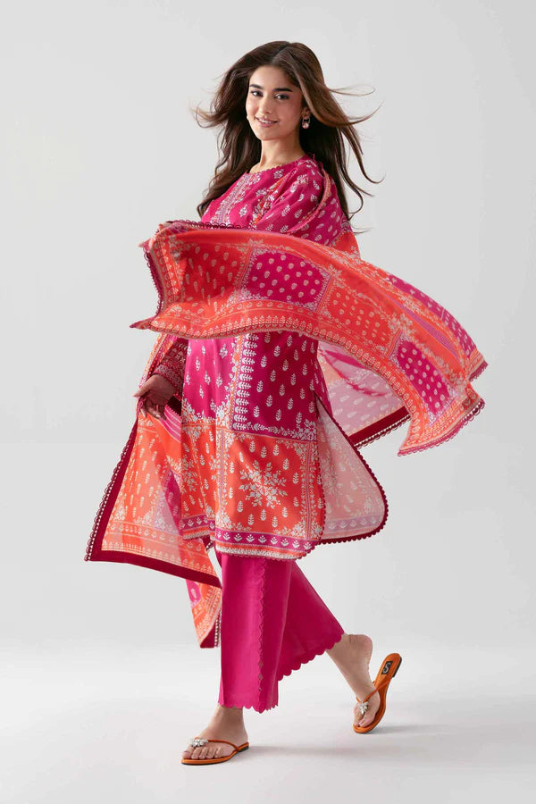 3 Piece - Digital Printed Suit