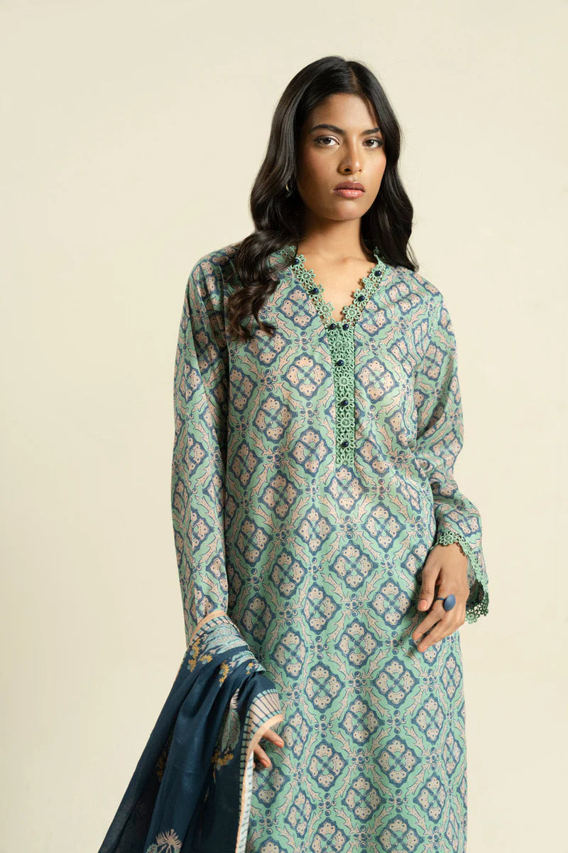 3 Piece Lawn-Printed(Unstitched)