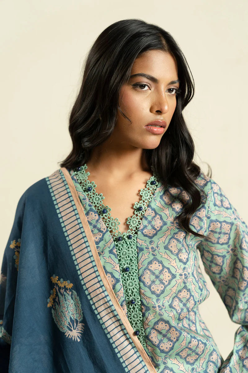 3 Piece Lawn-Printed(Unstitched)