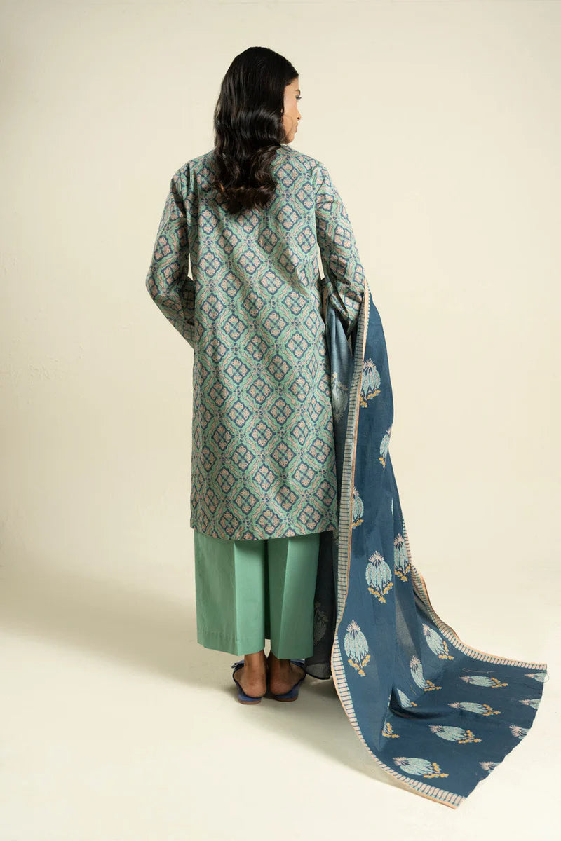 3 Piece Lawn-Printed(Unstitched)