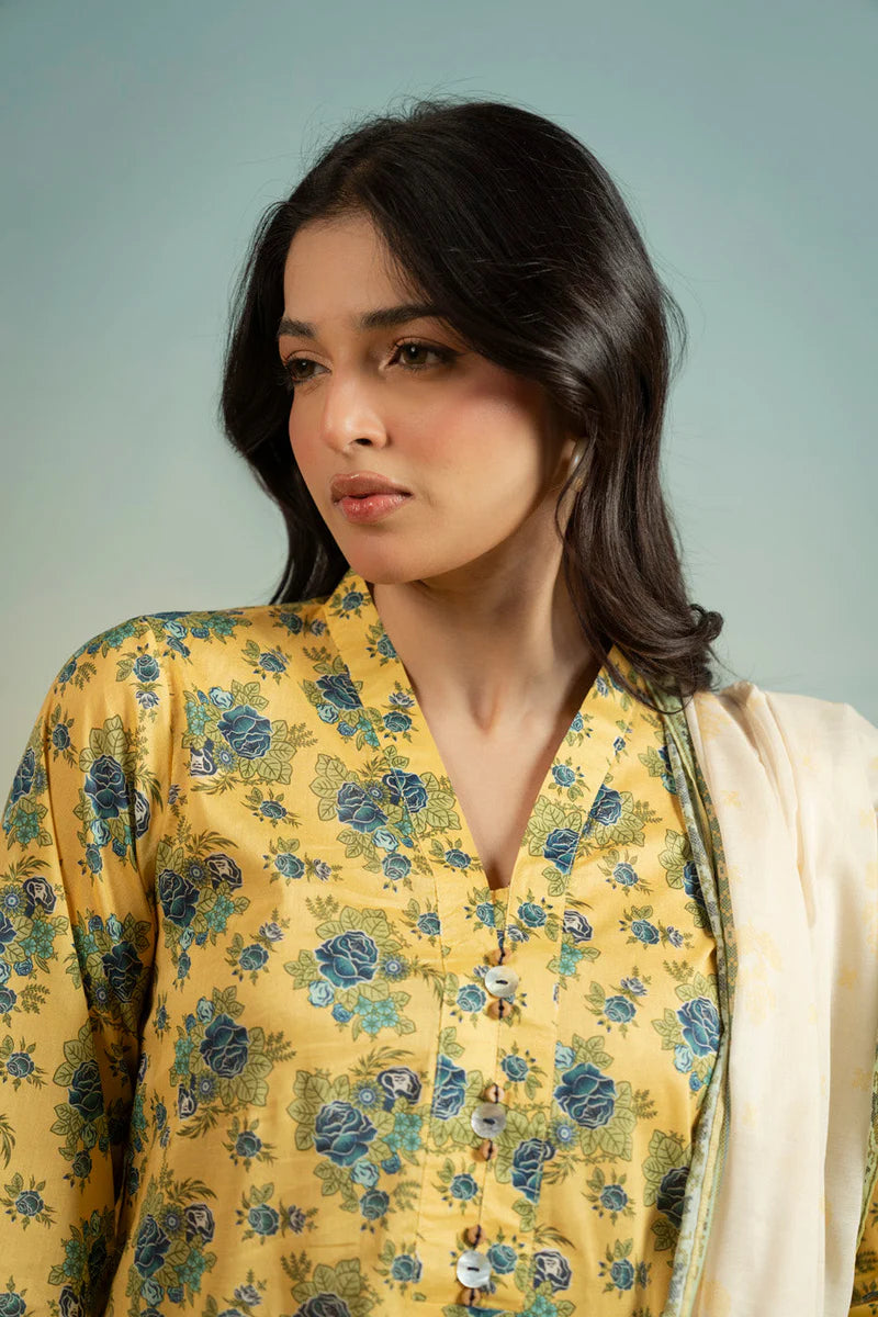 3 Piece Lawn-Printed(Unstitched)
