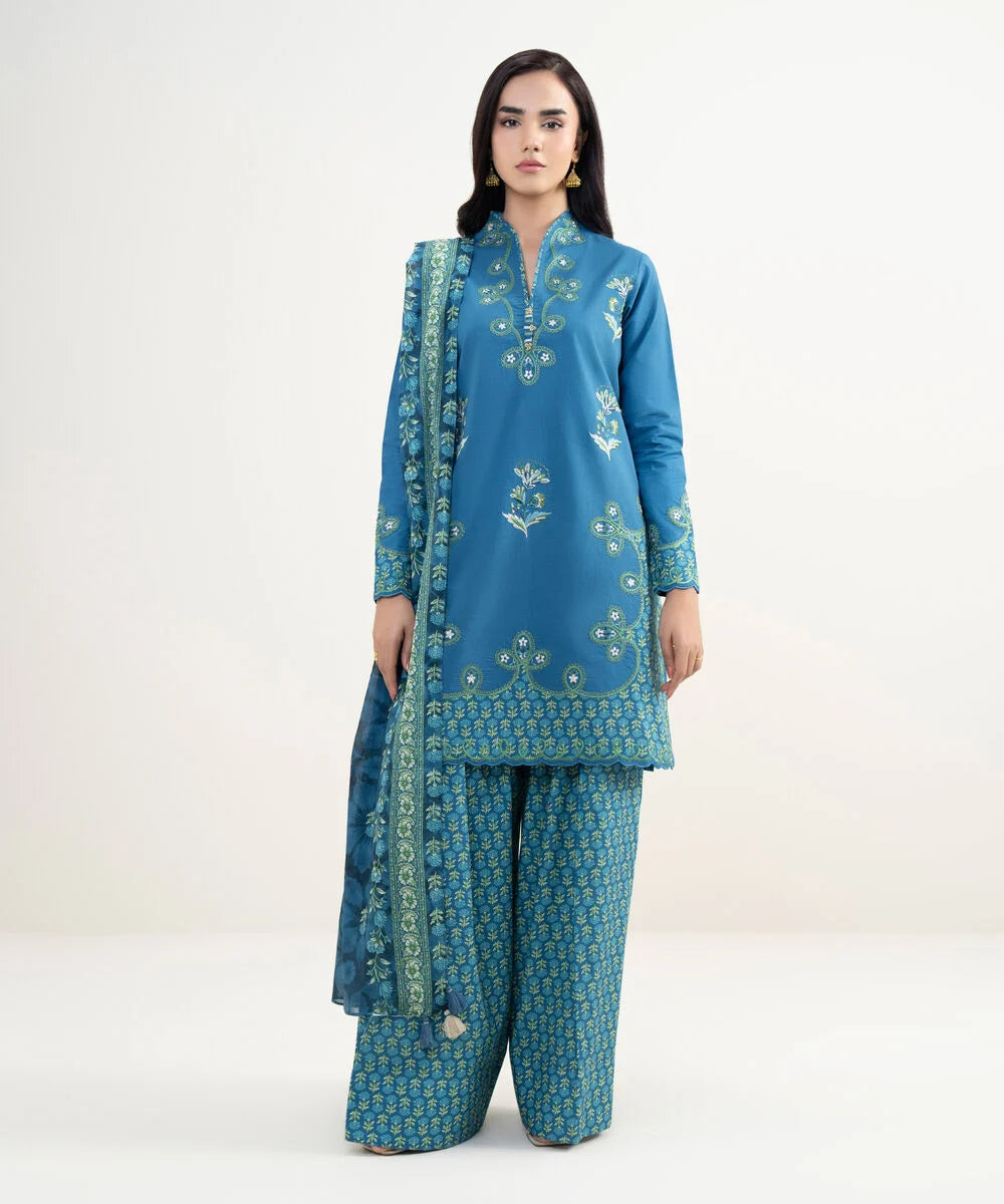 3 Piece - Printed Lawn Suit