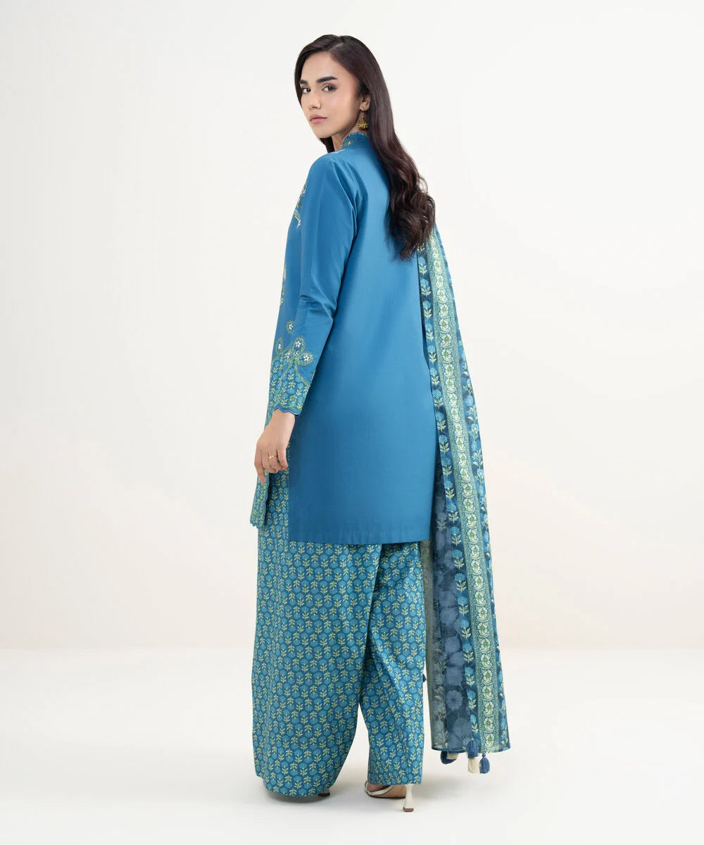 3 Piece - Printed Lawn Suit