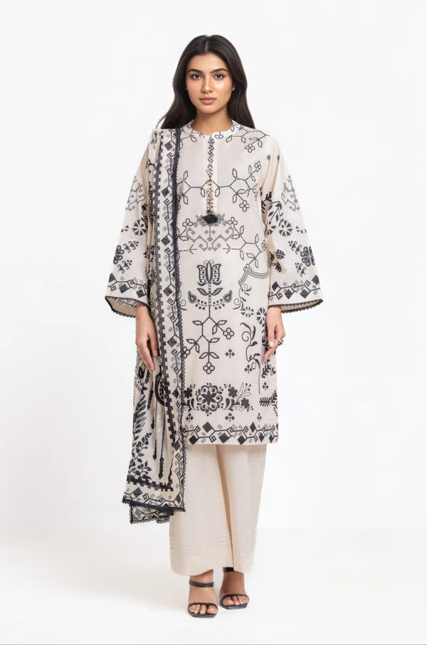 3 Piece - Digital Printed Suit