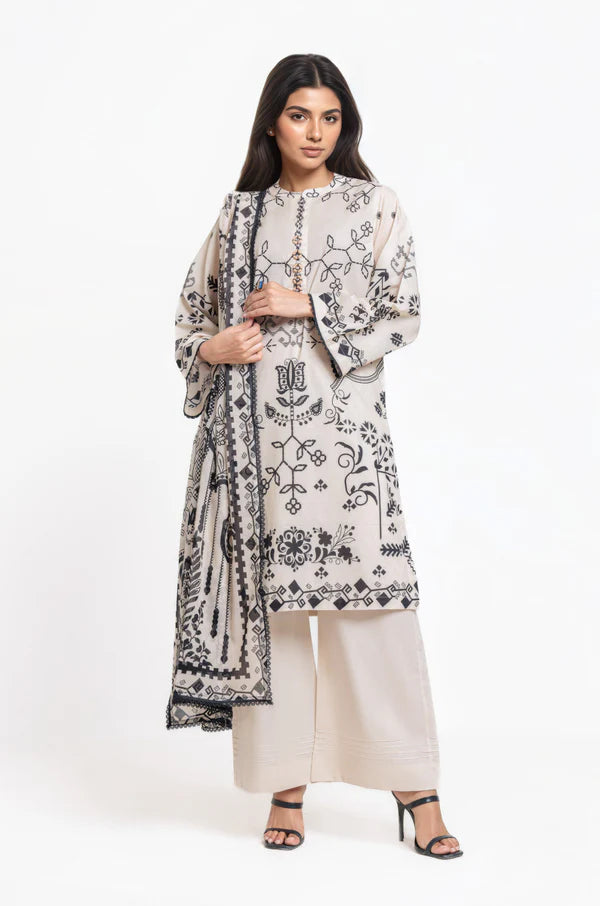 3 Piece - Digital Printed Suit