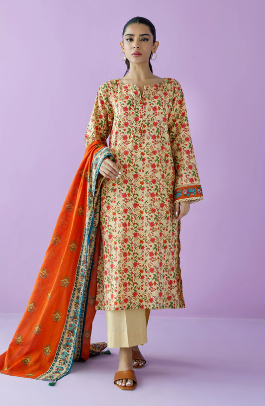 Unstitched | 3 Piece | Printed Lawn